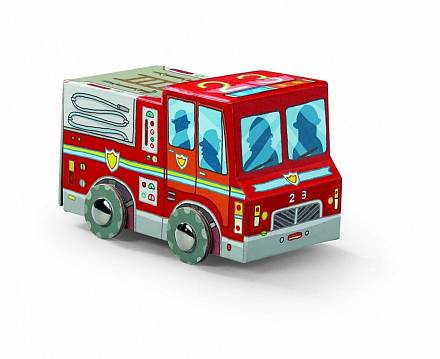 Пазл - Пожарная машина, 24 детали 